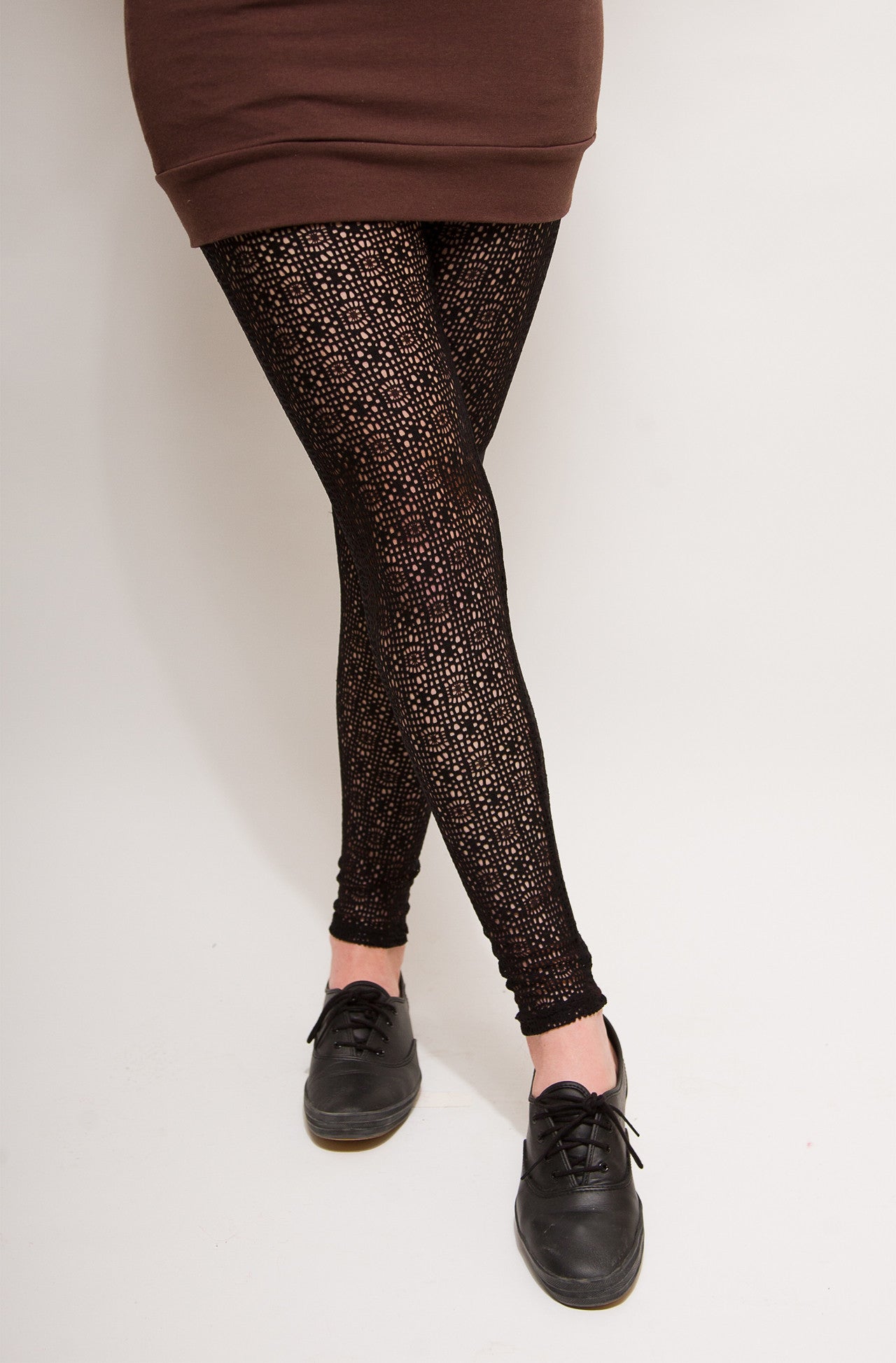 3way lace leggings Rone park ロネパーク レッグウェア RONE PARC 3way lace leggings Blue 洋服通販